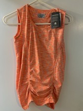 NWT Athleta Fastest Track Orange Spacedye Run Activewear Unstinkable Yoga Sz M picture