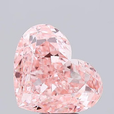 CERTIFIED 1.05 Ct Earth-Mined Natural Pink Diamond Heart Cut LOOSE VVS1/ 6.5 mm picture