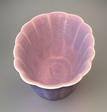 Rookwood 1929 Rare Lavender Purple Matte Pottery Bowl 6089 Scalloped 5.25” picture