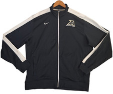 Nike Army West Point Basketball Track Jacket Mens XL Black White Full Zip Logo picture