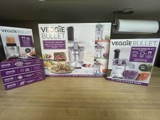 Veggie Bullet 3-in-1 Food Processor + Deluxe Upgrade Kit + Blade/Blender Kit picture