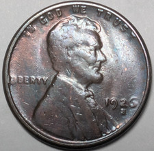 1926 S Lincoln Cent BU Unc. Purple Attractive Soft Mottled Toning T30747 picture