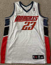 adidas NBA Charlotte Bobcats Michael Jordan #23 White Custom Jersey Size 44 picture