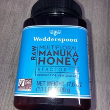 Wedderspoon 100 Raw Manuka Honey KFactor 12 17 6 oz 500 g BPA-Free, Non-GMO, Raw picture