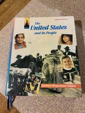 Vintage Teacher’s Edition - The United States And It’s People - Addison Wesley picture