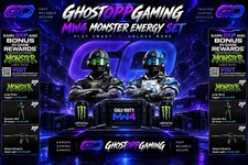 Call Of Duty MW4 Monster Energy Complete Set  6 Codes picture