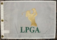 LPGA Pin Golf Flag Pre-2007 Vintage Logo for Autographs picture