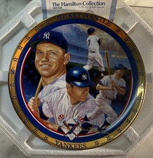 1995 Hamilton Collection Mickey Mantle 1961 Home Run Duel Plate COA #1133B picture