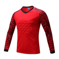 Men's Sport Soccer Football Goalkeeper Chest Padded Goalie Protective Jersey Top picture