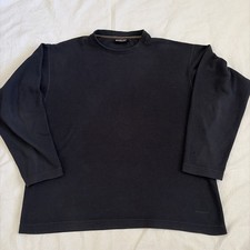 Vintage Patagonia Synchilla Navy Fleece Pullover Crewneck Sweatshirt Sz L picture