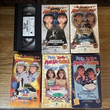 Vintage set of 6 Mary Kate and Ashley Videos - one missing case picture