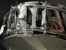 Slingerland 10 Lug Gold Badge Chrome Over Brass picture