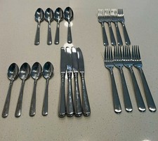 Lenox Pearl Platinum 20-Piece Flatware Set Service for 4 18/10 Stainless + Extra picture