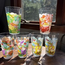 Lot of 6 McDonald’s Collector’s Edition Cups 2024 Plastic Tumblers Mixed Set picture