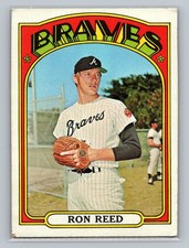 1972 Topps #787 Ron Reed Atlanta Braves High Number Vintage Baseball Card VG-EX picture