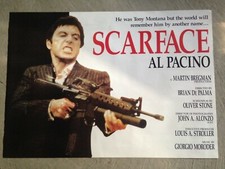 Scarface filmscore poster 24x34- Tony Montana, Al Pacino picture