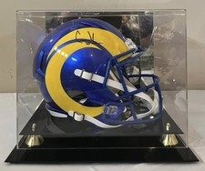 Cooper Kupp Signed Los Angeles Rams Super Bowl LVI Champions Rep Helmet Fanatics picture