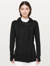 Lululemon Coast Easy Wrap Zip Jacket size 4 in Black picture