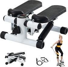 Mini Stepper Exercise Machine w/ Resistance Bands LCD Home Cardio Workout picture