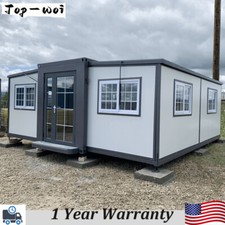 19ftx20ft Expandable Prefab Mobile House w/ Cabinet Mobile Home Container Homes picture