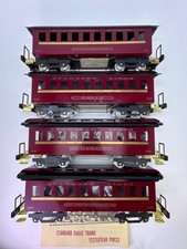 Standard Gauge Classic Models Corp Standard Lines 1971 Passenger Cars Set of 4 picture