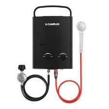 Camplux 5L 1.32GPM Tankless Water Heater Outdoor Propane RV Portable Shower Kit picture