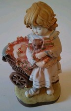 Dolfi Original Lisi Martin #1151 With Cart And Kitty Figurine picture