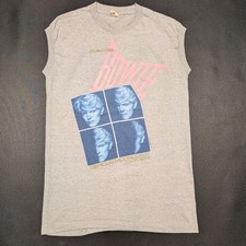 Vintage 1983 David Bowie Serious Moonlight Tour Shirt Tank Top Screen Stars M 80 picture