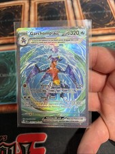 Garchomp EX Holo 245/182 Sv04: Paradox Rift Pokemon TCG NM SIR picture