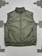 Vintage Patagonia Mars Puffball Vest Mens Xl Green Full Zip Windbreaker *  picture