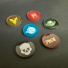 New BLKOUT Control Tokens BLKOUT Logo Sci-Fi Skirmish Wargame 32mm picture