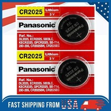 LOT 2-5-10NEW Panasonic 3V LITHIUM BATTERY CR2025 2025 BR2025 DL2025 Button Cell picture
