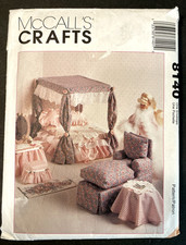 McCall's Crafts 8140 Dollhouse Furniture Sewing Pattern For 11 1/2