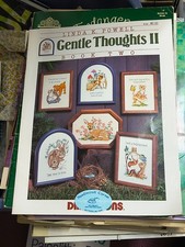 Vtg Linda Powell Gentle Designs Animals Cross Stitch Pattern Book 2 08867700136 picture