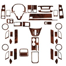 44Pcs Honda CR-V full car bird's eye brown interior trim kit coverage 2007-11 picture