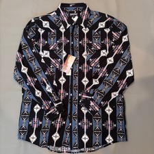 Panhandle Slim Men's Large Pearl Snap Shirt Cotton Southwest Western NWT picture