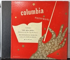 78 rpm Easdale THE RED SHOES Muir Mathieson COLUMBIA Set MX-328 (2x12