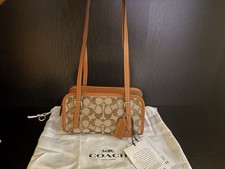 Coach Crystal Swing Zip 20 in Signature Jacquard  picture