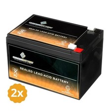 12V 15AH SLA Battery replaces cb12-12 np12-12 bp12-12 es12-12 ub12120 - 2PK picture