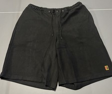 Mens Nike Club Rules French Terry Black Shorts Size Large picture