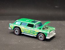 Vintage 1974 Hot Wheels Redline Alive ’55 Green Hong Kong Original picture