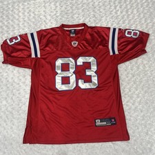 Wes Welker New England Patriots AFL 50th Year Anniversary Jersey Size 48 Reebok picture
