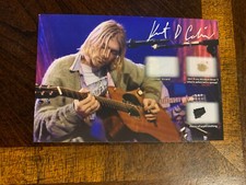 Kurt Cobain Nirvana hair strand speck relic & Worn Piece Dirt Photo Display picture