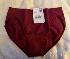 HANRO TOUCH FEELING HI-CUT PANTY #7-1812 LARGE RED-Intense Garnet NWT picture