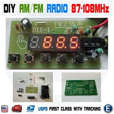 DIY Kit AM/FM Radio Receiver Module Kit Wireless Stereo 87-108MHz Electronic LED picture