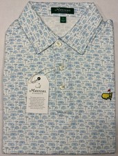 2026 Masters Tournament Classics Blue Leaderboard Large L Men's Golf Polo 🔥 ⛳ picture