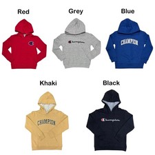 Champion Boy's Classic Fit Pullover Logo Fleece Hoodie picture