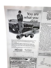 1988 Aeroquip Performance Hose Ad Mercury Cougar Car Vintage Print Ad picture