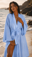 Luxury robe Muslin Bathrobe 100% Cotton multicolor authentic Turkish robe picture