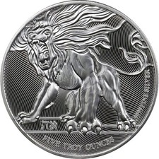 2019 Niue Truth series High Relief Roaring Lion 5oz Silver Coin-1000 mintage picture